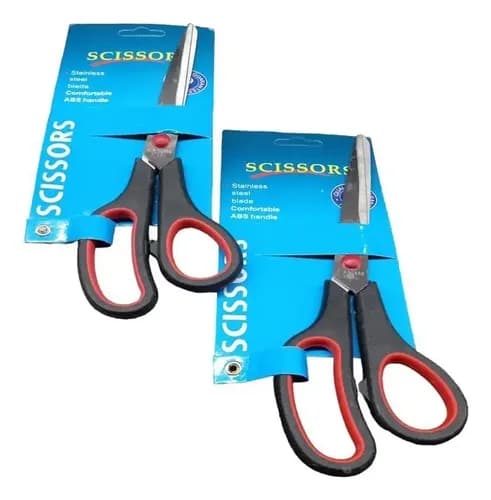 Tijera Para Casa Y Oficina 24 Cm Acero Inoxidable Economica Negro