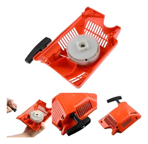 Comprar Tapa Arranque Motosierra Raosa 52cc 58cc Premium Color Rojo online — marketplace Argentina MadsJeez — Tapas de Arranque