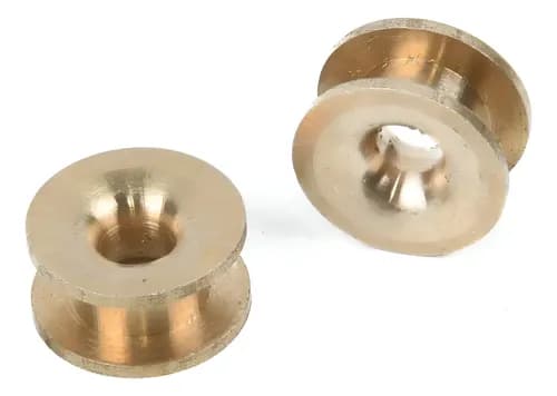 Ojal De Bronce Universal Carretel Porta Tanza Desmalezadoras Amarillo