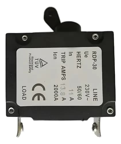 Llave Termica Generador Grupo Electrógeno 13 Amp 2500 3500w