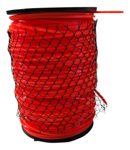 Tanza Grilon 2,5mm Cuadrada Desmalezadora Motoguadaña X 1kg Naranja