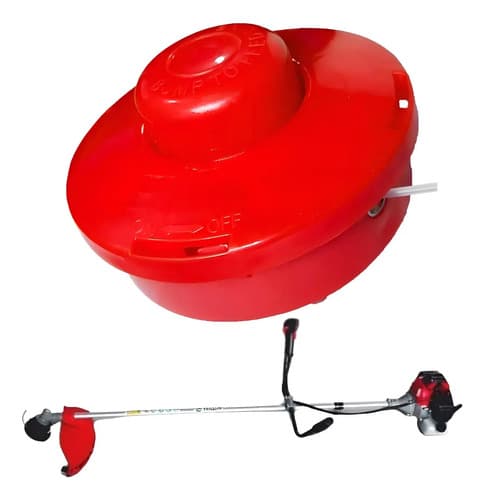 Cabezal Automático Lüsqtoff Carretel Portatanza Universal Desmalezadora Rojo