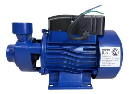 Bomba De Agua Periférica Centrifuga Elevadora Tanque Motorar Azul 50 Hz Monofásica