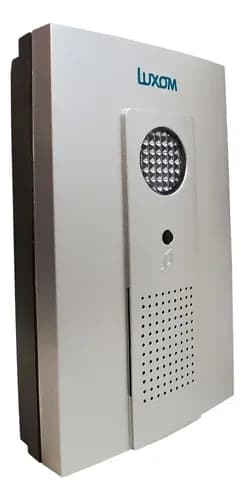 Timbre Inalambrico 16 Melodias Plateado/negro Luxom Color Gris