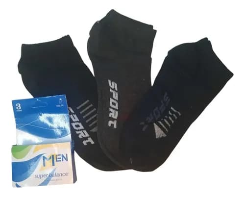 9 Pares De Soquetes Talle Adultos X Mayor. Agua 0-1 M