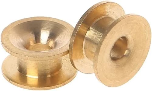 Ojal De Bronce Para Carretel Porta Tanza Desmalezadoras Color Dorado Oscuro
