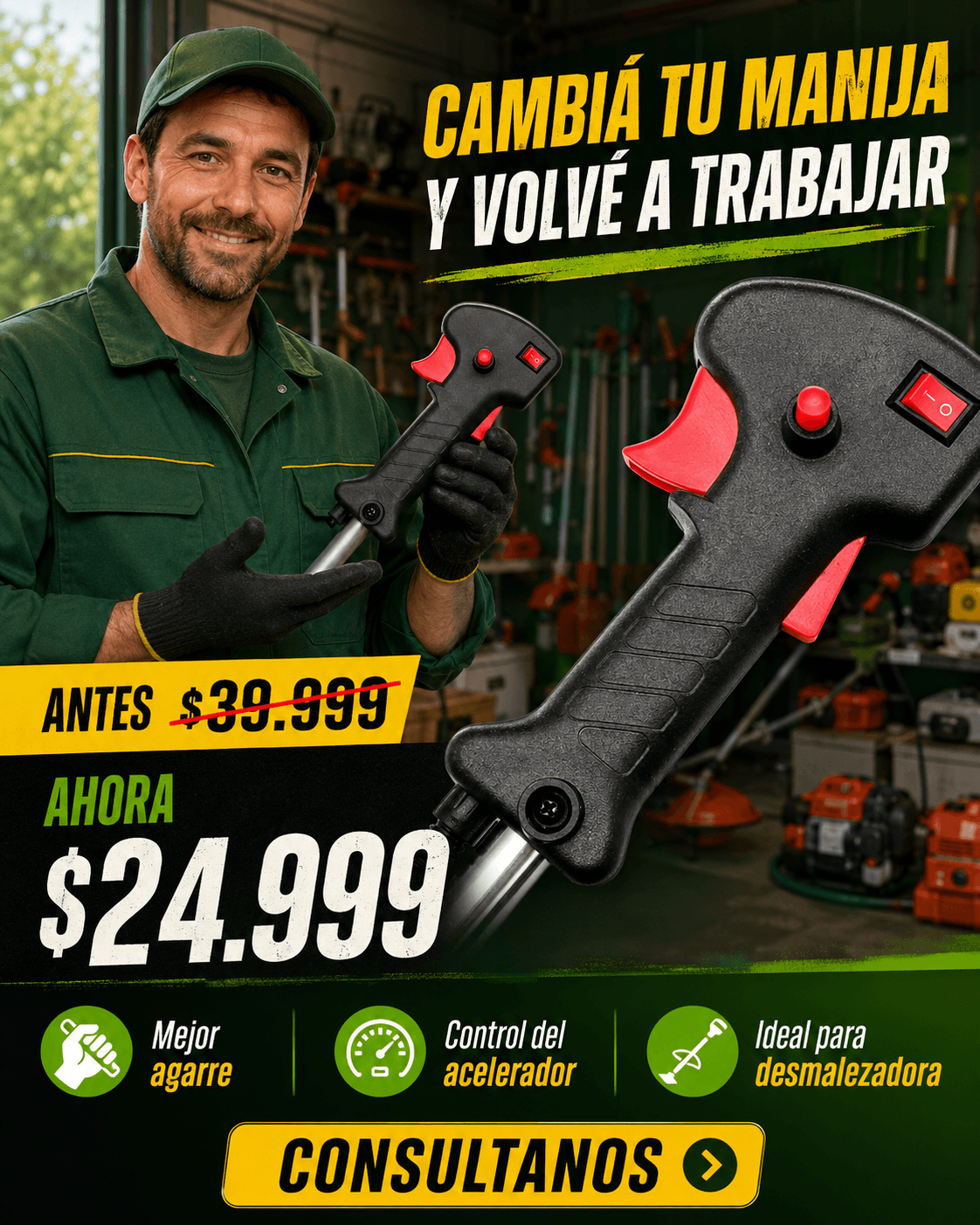 Cambiá Tu Manija Desmalezadora - Volvé a Trabajar Sin Demoras