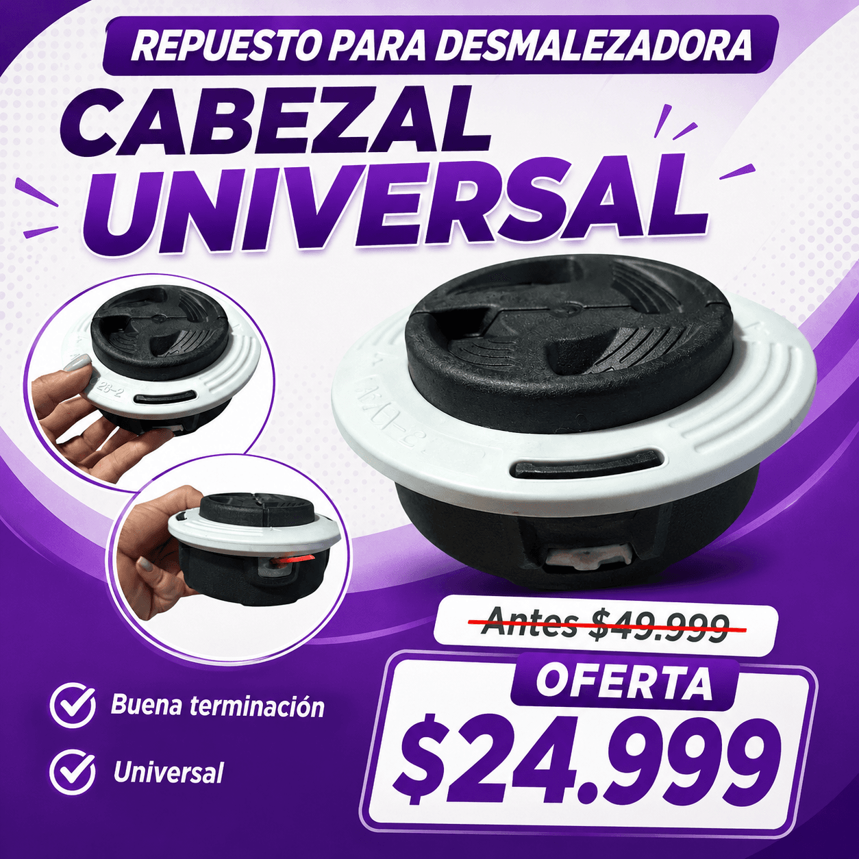 Cabezal Universal Desmalezadora - Buena Terminación